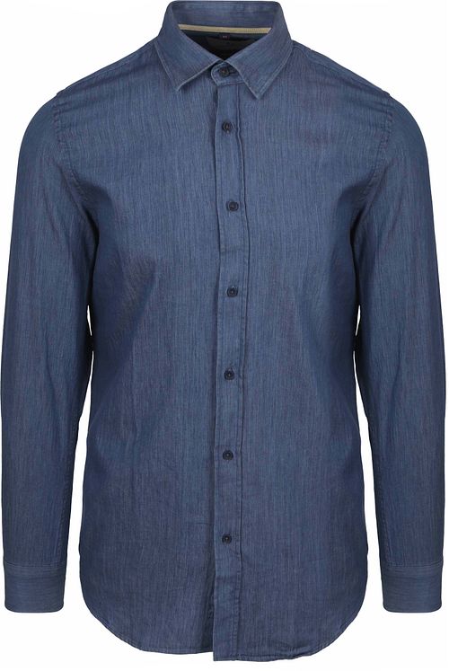 Suitable Skjorte Vasket Mørkeblå Product