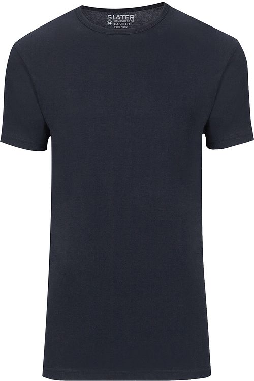 Slater 2-pack Basic Fit T-shirt Blå Product