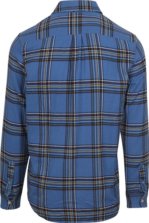 Scotch and Soda Flanelowa koszula Overshirt niebieska Product / Achterkant