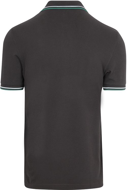 Polo Fred Perry Twin Tipped M3600 en gris 85B Product / Achterkant