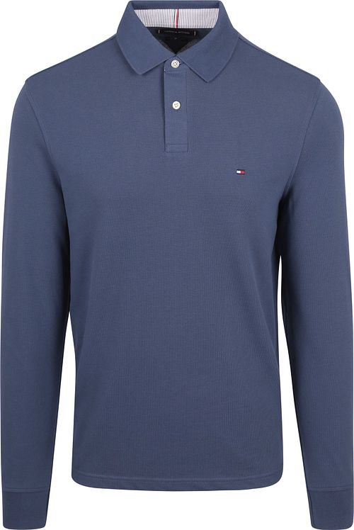 Tommy Hilfiger Longsleeve Polo Donkerblauw Product