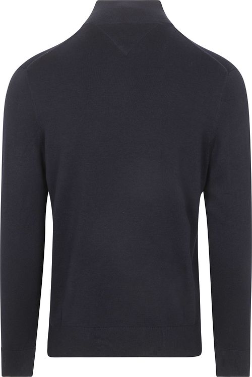 Tommy Hilfiger Pull Demi-Zip Essential Marine Product / Achterkant
