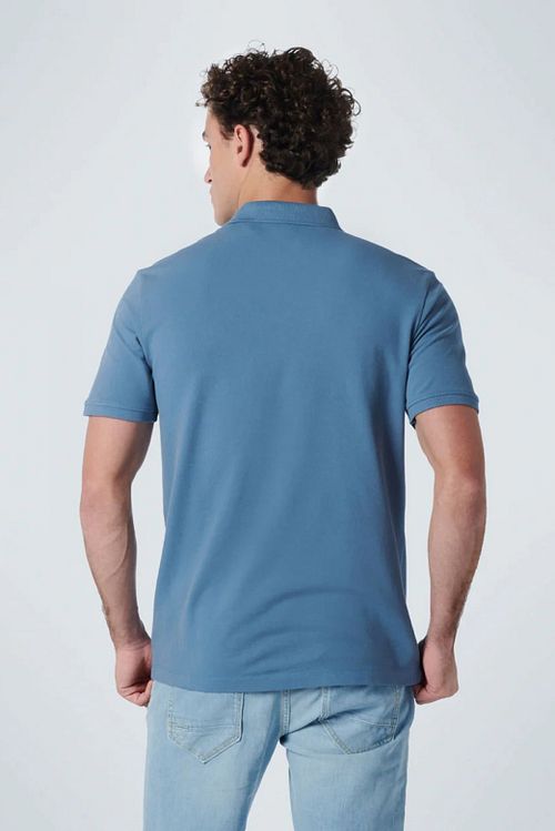 No Excess Polo Blauw Model / Achterkant