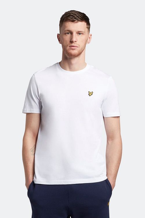 Lyle and Scott Plussize T-shirt Wit Model / Voorkant