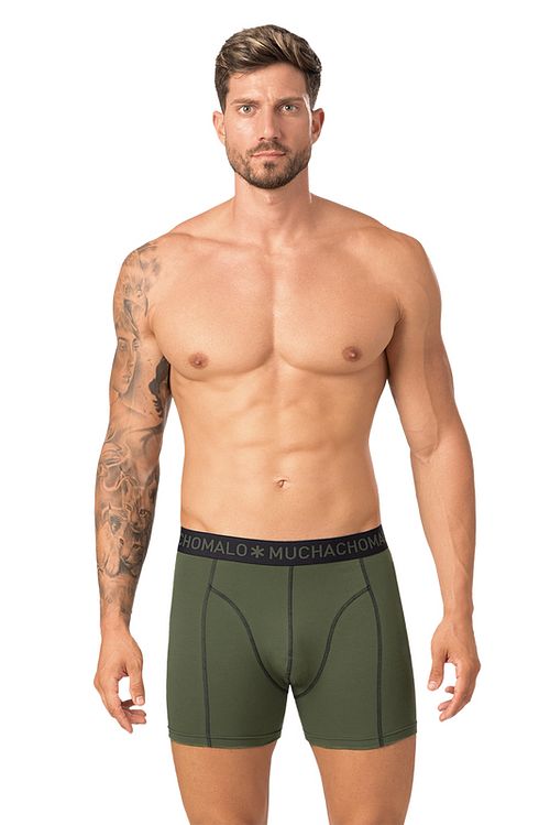 Muchachomalo Boxershorts 3-pack solid 186 Model / Voorkant