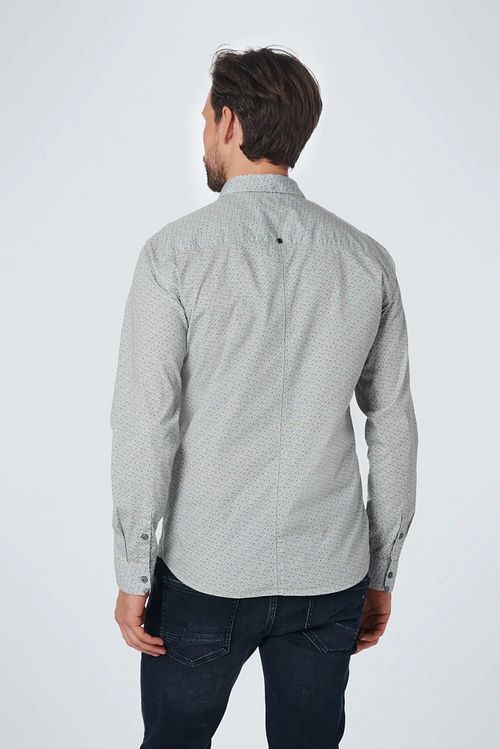 No Excess Overhemd Patroon Respo Groen Model / Achterkant