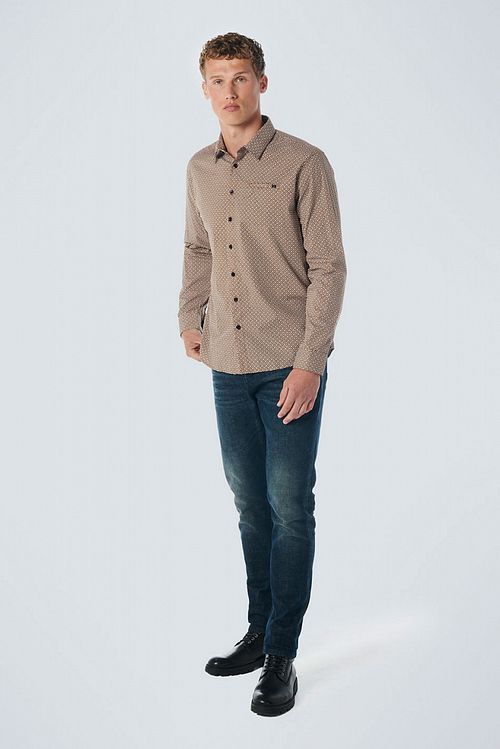 Camicia No Excess con stampa arancione Model / Voorkant
