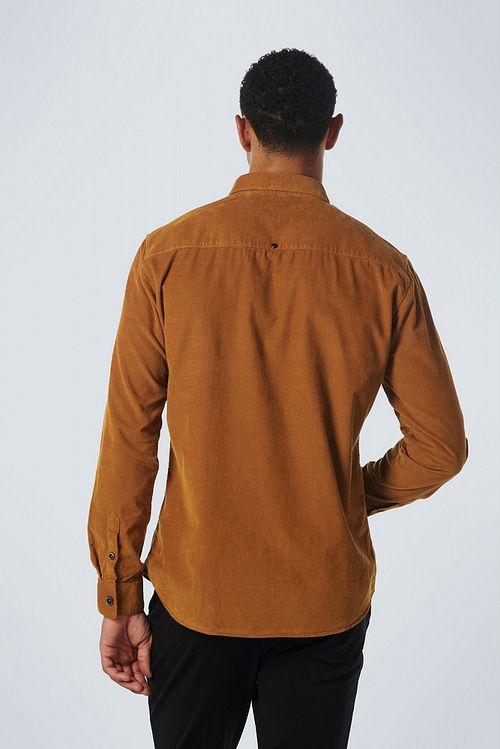 No Excess Cordhemd Caramel Model / Achterkant