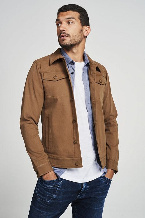 No Excess T-shirt Relief Hvid Model / Voorkant