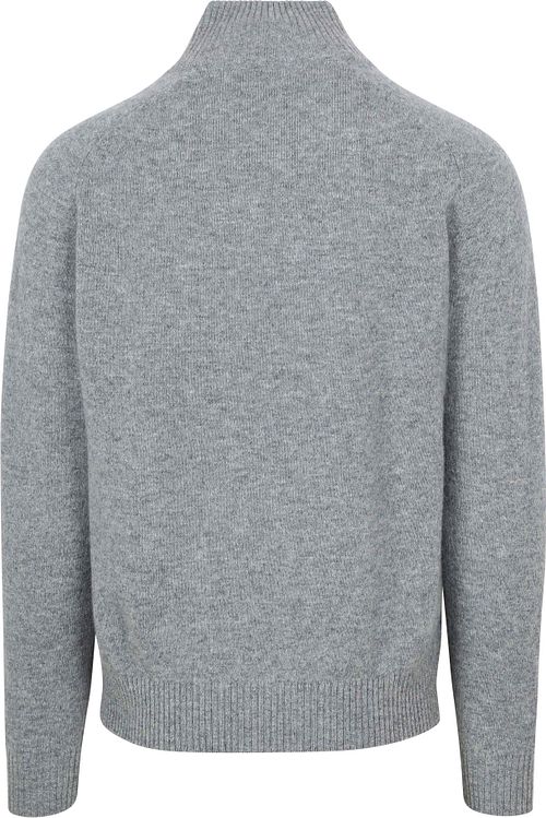 Steppin' Out Mocker Pullover Lambswool Grey Product / Achterkant