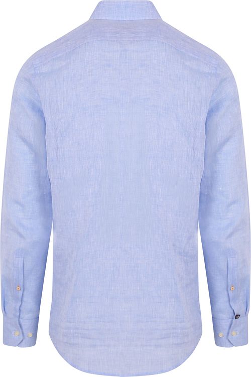 Suitable Hemd Leinen Hellblau Product / Achterkant