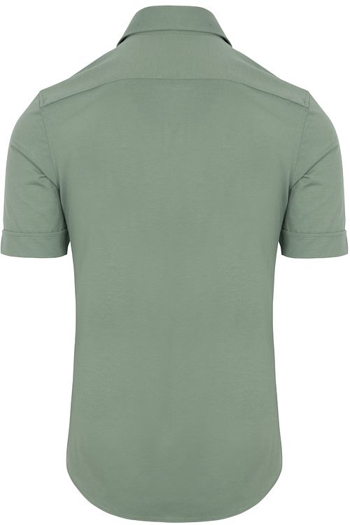Suitable Shortsleeve Sorona Overhemd Erik Groen Product / Achterkant