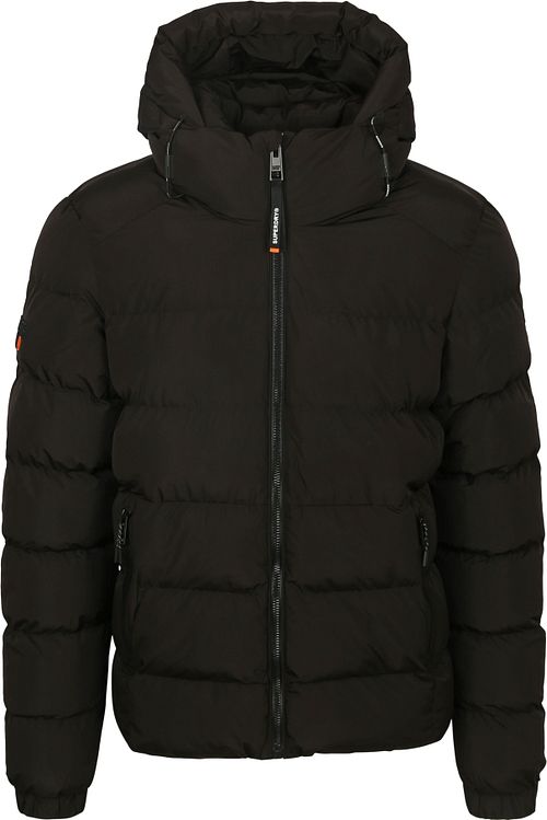 Superdry Chaqueta Acolchada Capucha Black Product