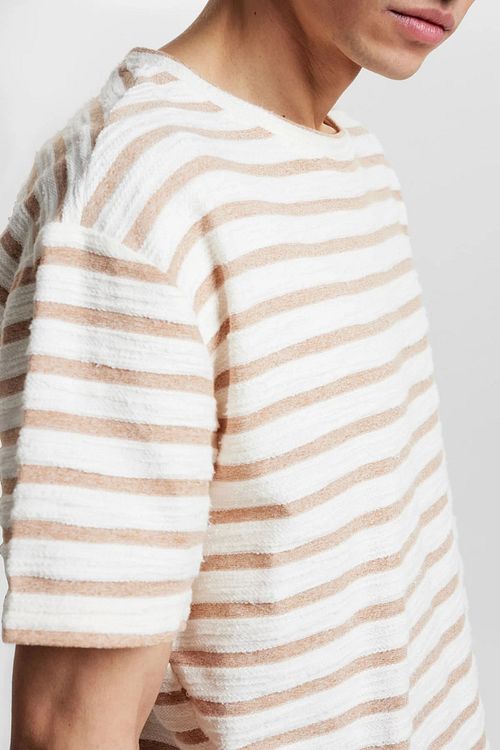 Anerkjendt Kikki T-shirt Oranje Gestreept Model / Detail