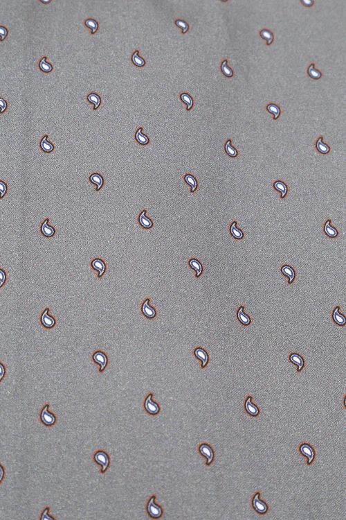 Suitable Overhemd Paisley Antraciet Product / Detail