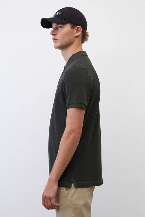 Marc O'Polo Pikétröja i Antracit Model / Zijkant