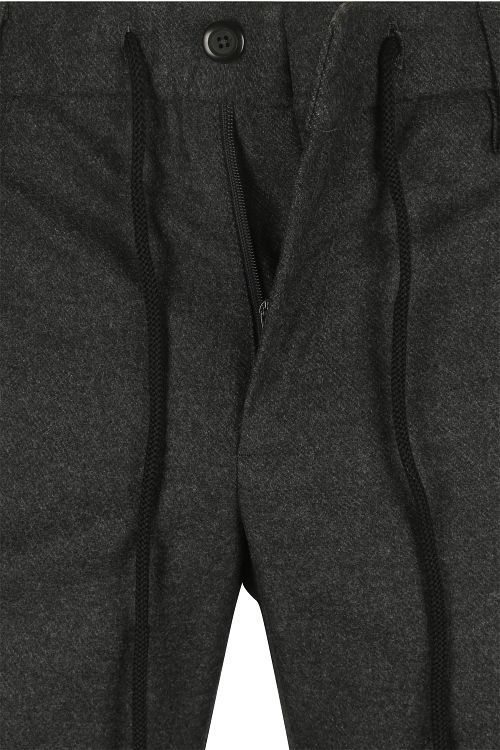 Pantaloni Alberto Jump in flanella antracite Product / Detail