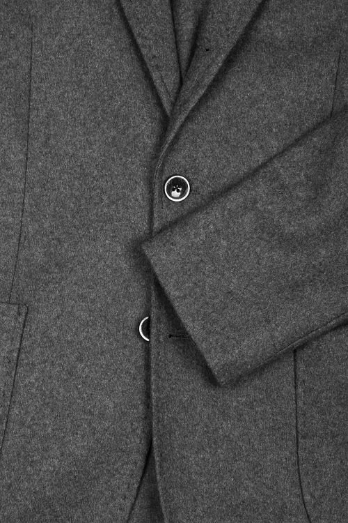 Suitable marynarka Easky z mieszanki wełny w kolorze szarym Product / Detail