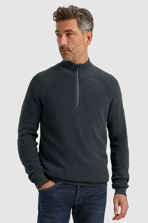 Sweter Vanguard Half Zip w kolorze antracytowym Model / Voorkant