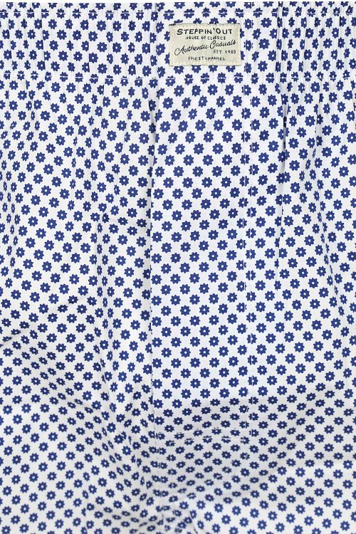 Steppin' Out Bóxer Estampado Floral Blue Model / Detail