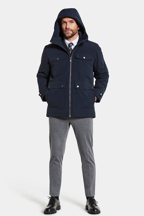 Parka Didriksons Hilding Navy Model / Voorkant