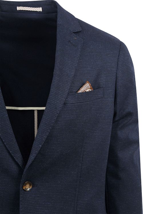 Americana Suitable Fame pata de gallo azul marino Product / Detail
