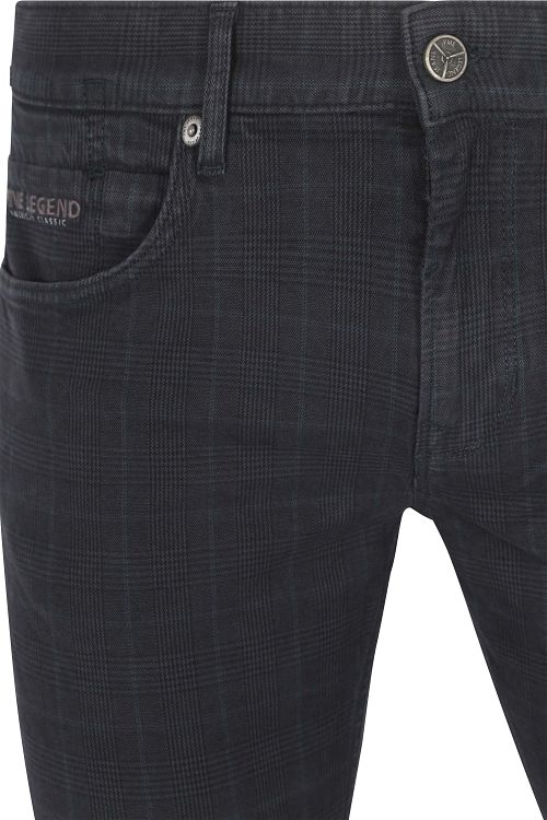 Pantalón PME Legend Nightflight de cuadros en azul marino Product / Detail