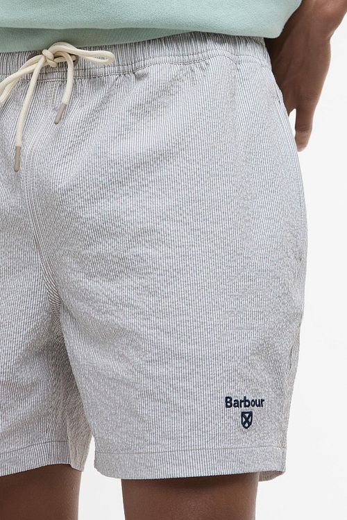 Barbour Badshorts Somerset Beige Model / Detail