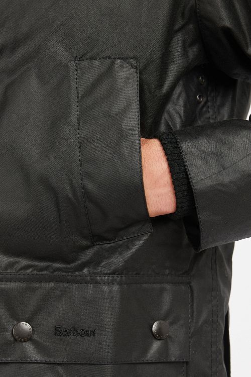 Barbour Bedale Wax Jas Zwart Product / Detail