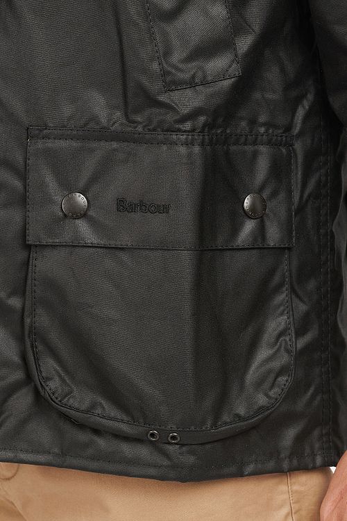 Barbour Bedale Wax Jas Zwart Product / Detail