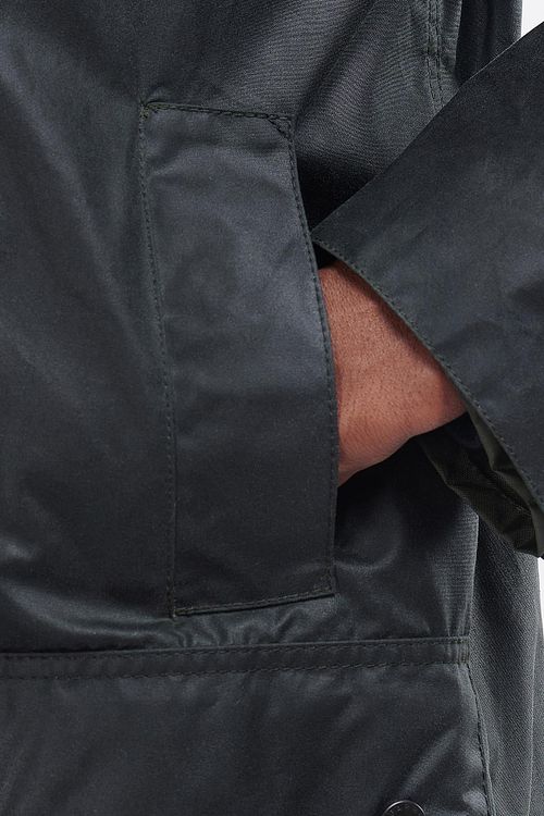 Barbour Border Vax Jacka Blå Product / Detail