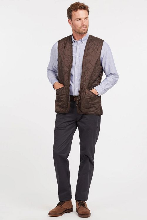 Barbour Fodera Polarquilt Marrone Model / Voorkant