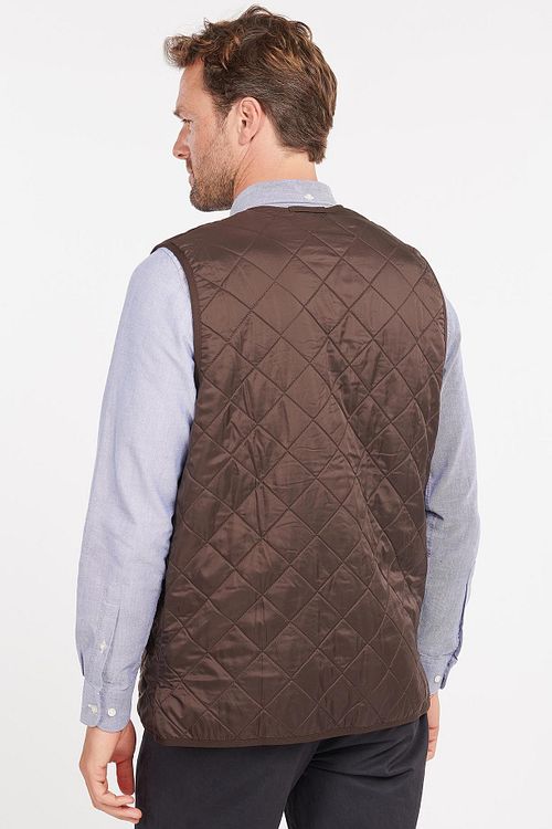 Barbour Fodera Polarquilt Marrone Model / Achterkant