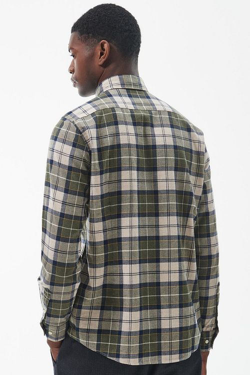 Barbour Fortrose overhemd Groen Model / Achterkant