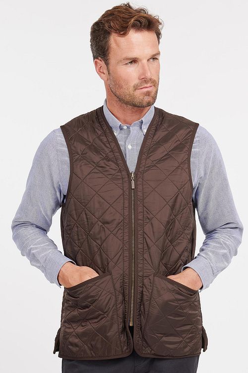 Barbour Innenfutter Polarquilt Braun Model / Voorkant