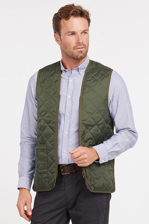 Barbour Vest Grøn Model / Voorkant