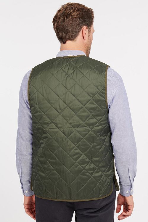 Barbour Veste Sans Manches Vert Model / Achterkant