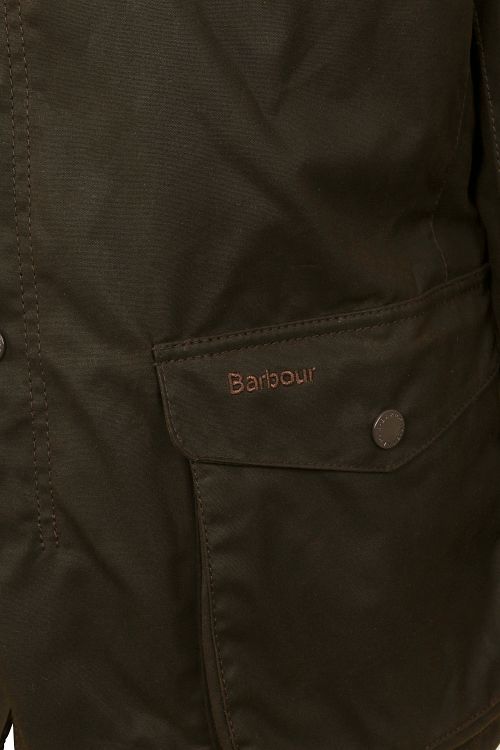 Barbour Wachsjacke Ogston Olive Product / Detail