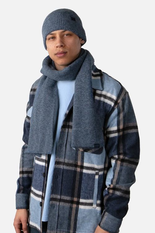 Barts Bufanda Willian Azul Model / Voorkant