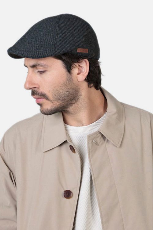 Barts Corduroy Mitchell Cap Navy Model / Zijkant