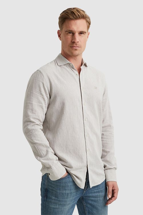 Camicia in lino Vanguard beige Model / Voorkant