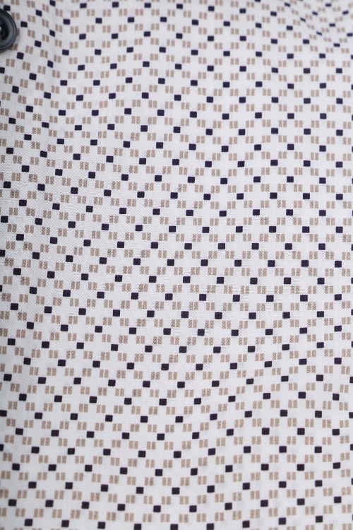 Camisa Ledub estampada beige Product / Detail