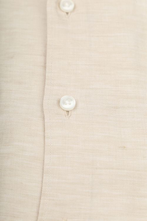 Camisa OLYMP Level 5 de mezcla de lino en beige Product / Detail