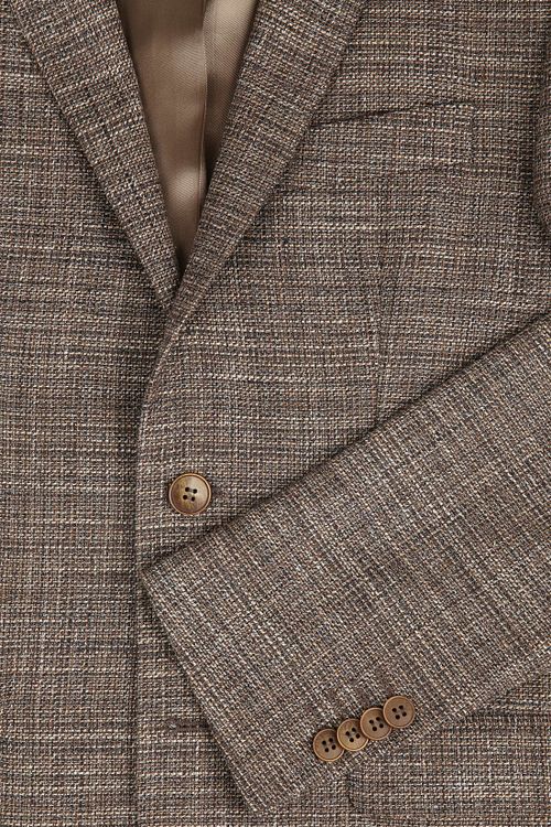 Americana Suitable Prestige Tollegno en mezcla de lana marrón Product / Detail