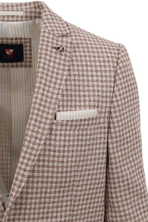 Blazer de cuadros Grou en beige de Suitable Product / Detail