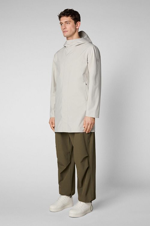 Giacca Save The Duck Dacey Beige Model / Zijkant