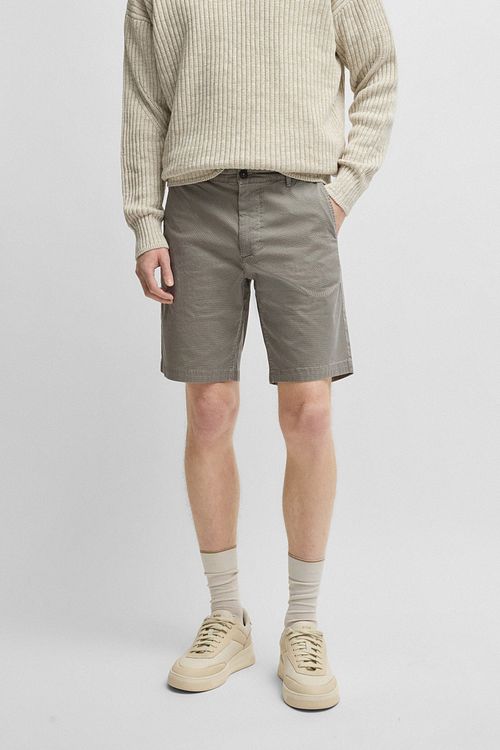 Boss Chino Short Beige Model / Voorkant