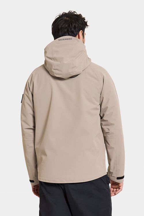 Didriksons Jas Zino Beige Model / Achterkant