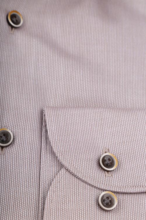 Profuomo Dobby Overhemd Beige Product / Detail