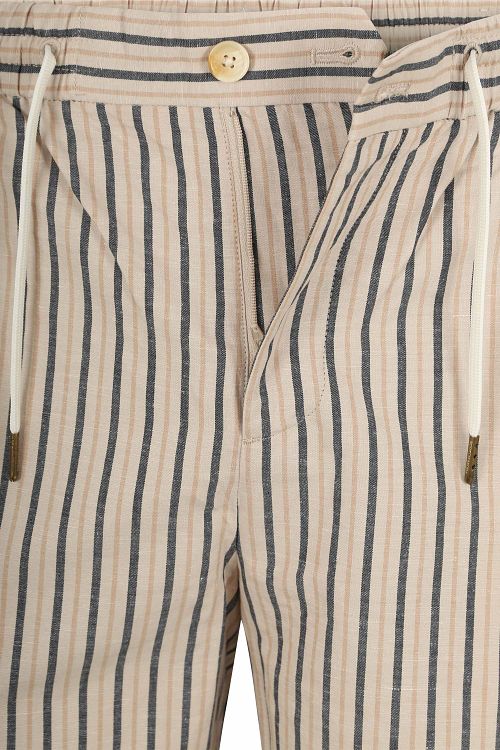 Scotch and Soda Fave Short a righe beige Product / Achterkant